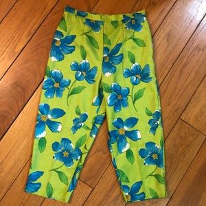 Fun Floral Capris 12P